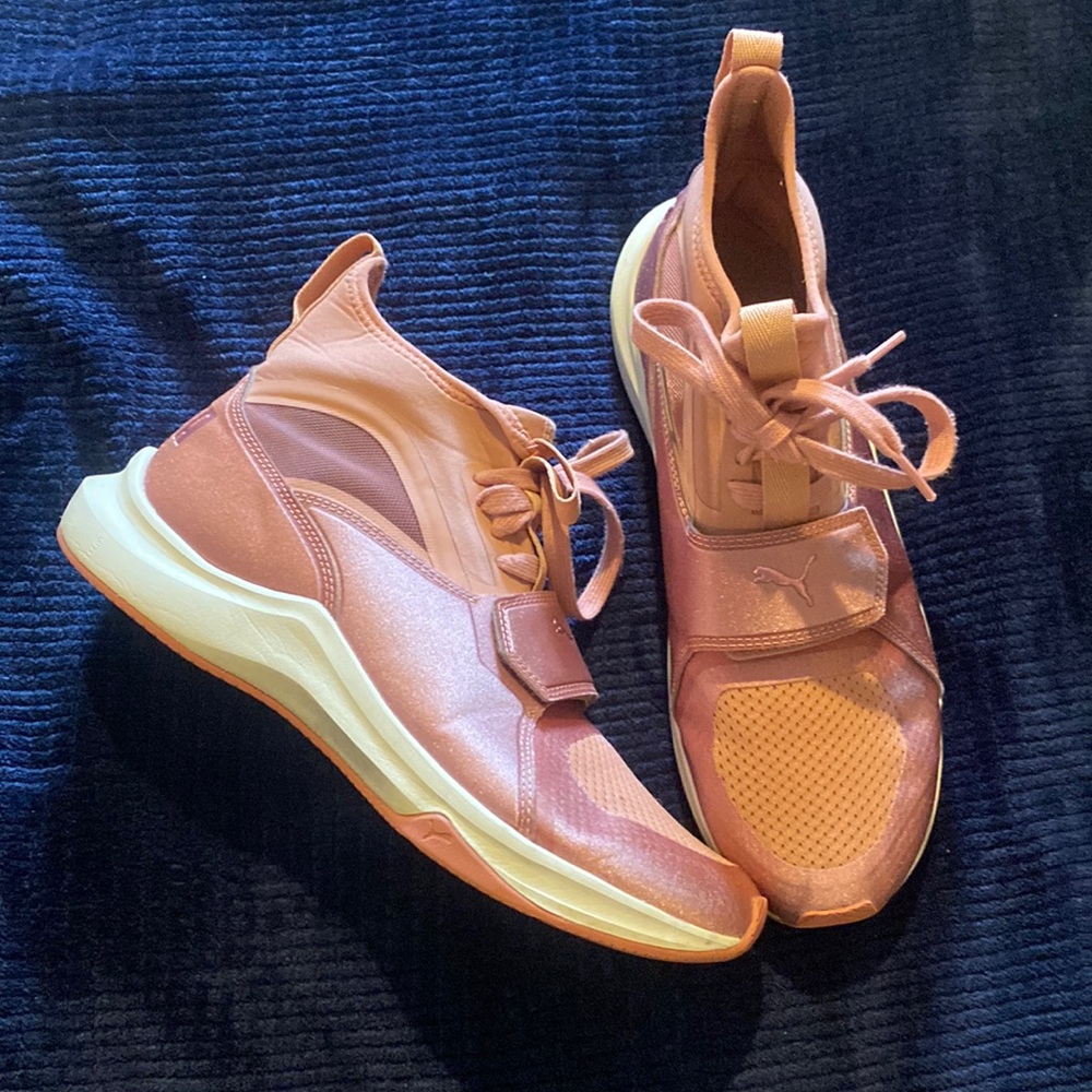 Puma High-tops Rose Gold Size 10